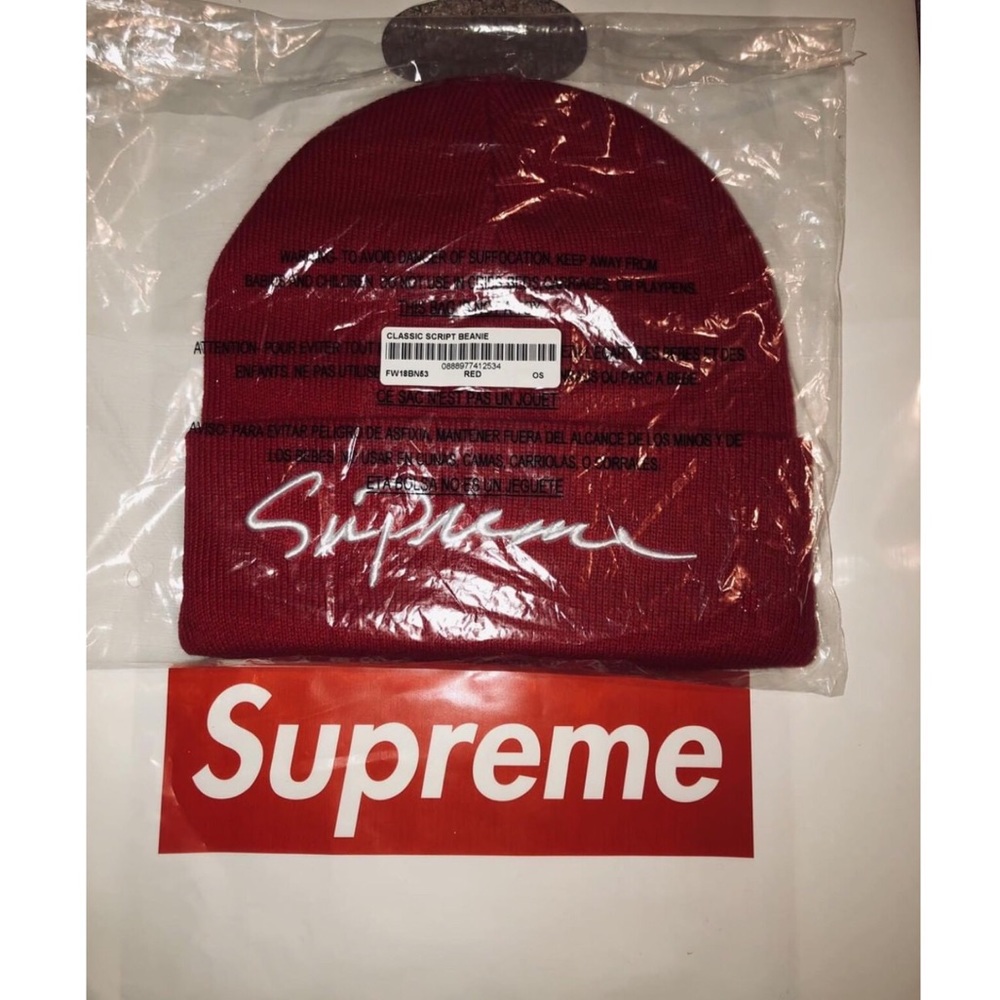 Supreme Classic Script Beanie